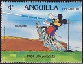 Anguilla - 1984 - Walt Disney - 4 ¢ - Multicolor - Walt Disney, Olympic Games, Decathlon - Scott 562 - 0